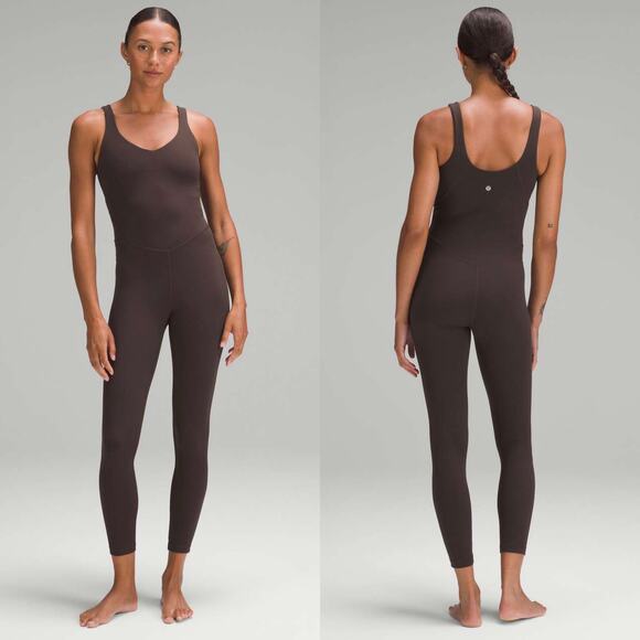 NWT Lululemon Align Bodysuit 25" in Espresso Size 2 - Picture 1 of 6